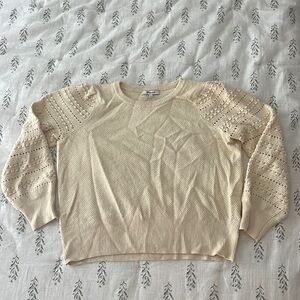 Madewell Knit Cream Sweater